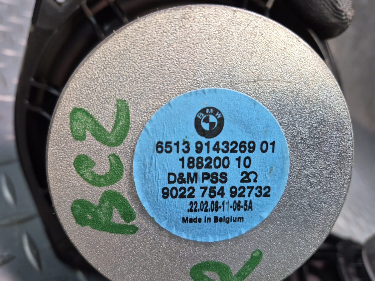 03-08 BMW E85 Z4 TOP Hi-fi Subwoofer Speaker 9143269 OEM