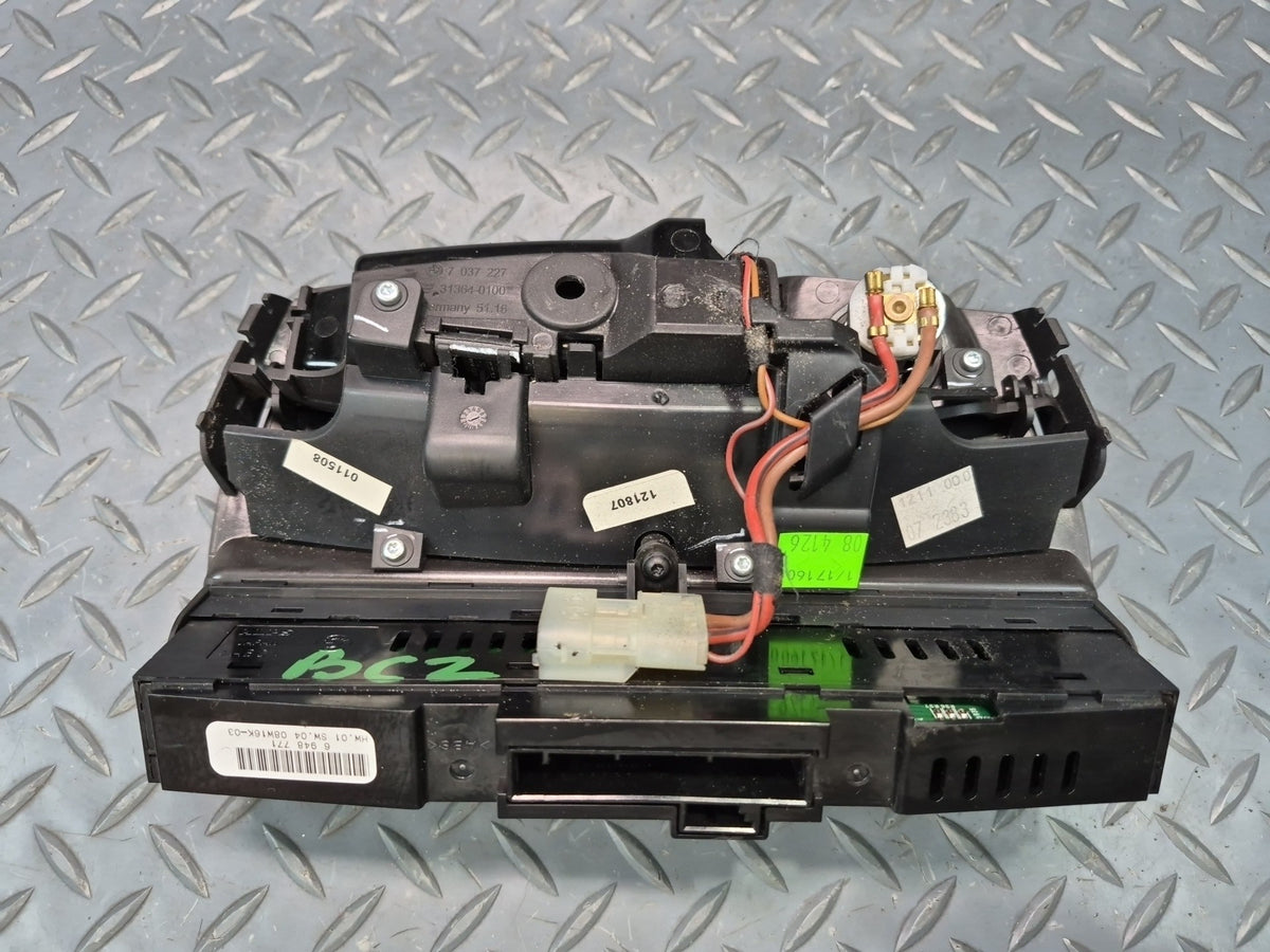 06-08 BMW E85 Z4 Roadster Dash Center Console Switch Control Panel OEM
