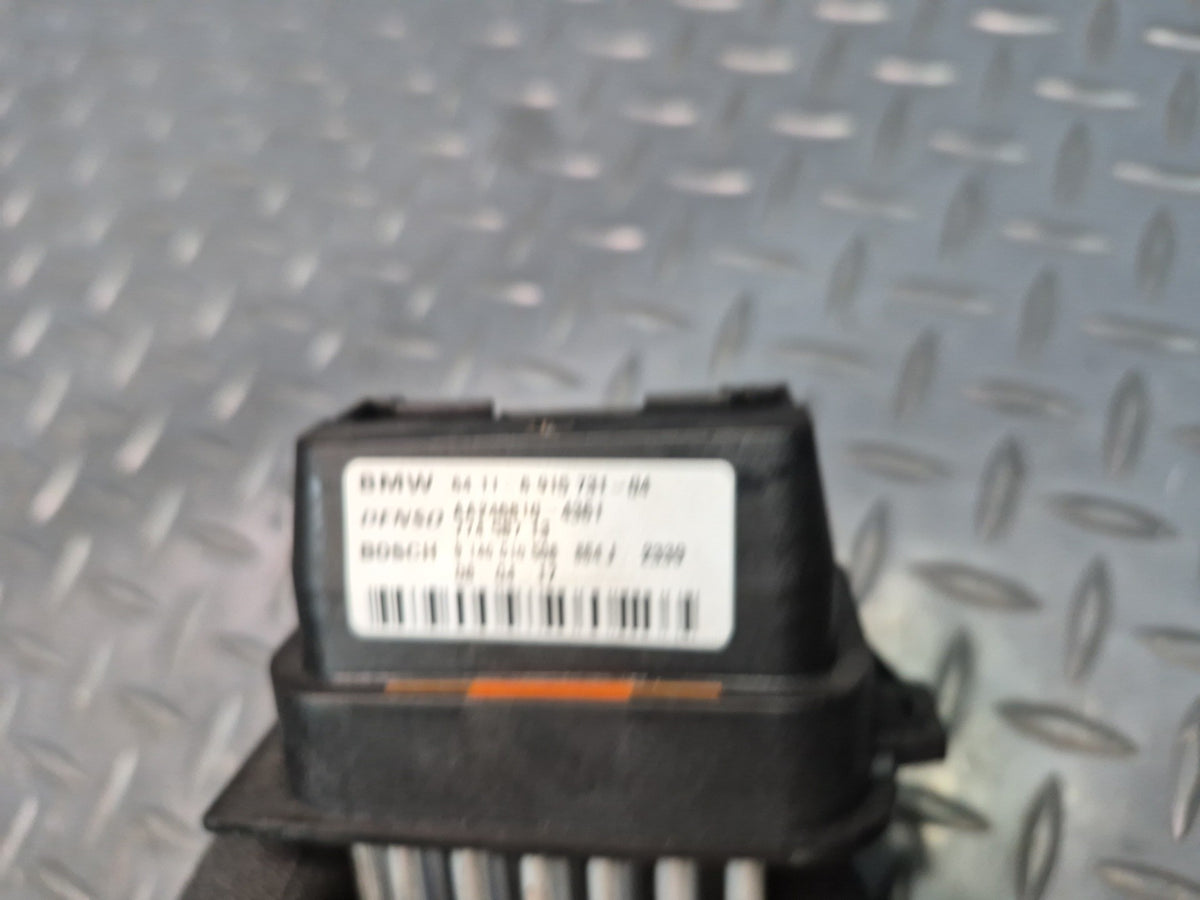 03-08 BMW E85 Z4 A/C Heater Blower Motor Fan w Resistor OEM