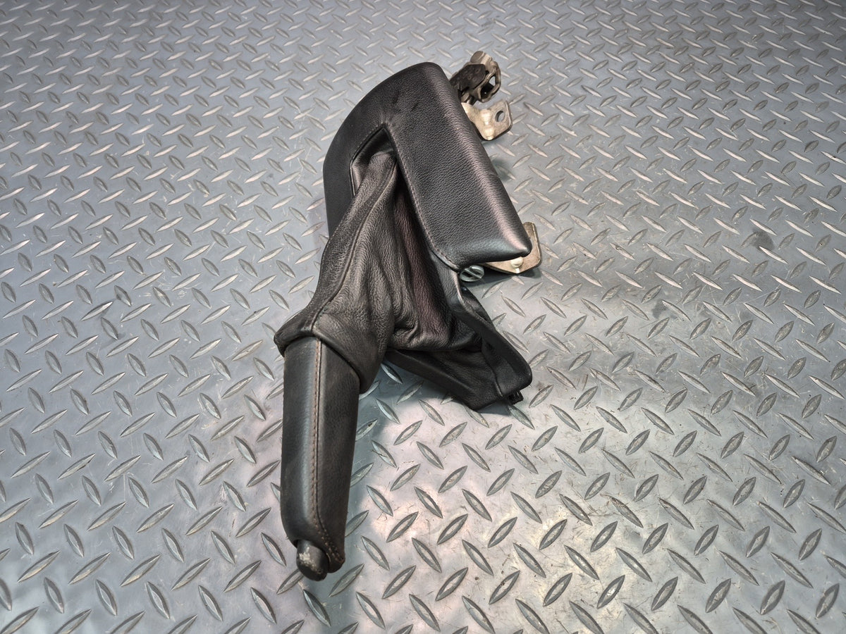 03-08 BMW E86 E85 Z4 Emergency Parking Handbrake Lever w Boot Cover OEM
