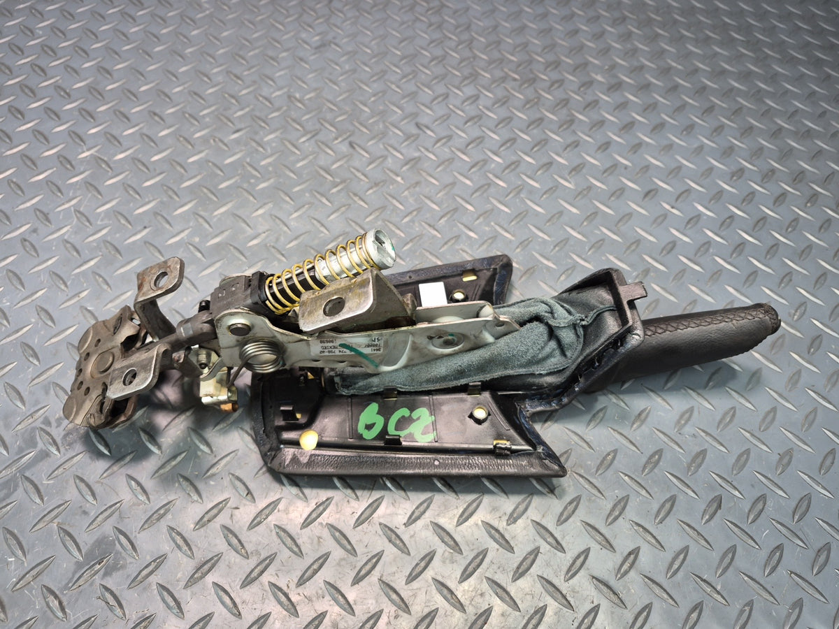 03-08 BMW E86 E85 Z4 Emergency Parking Handbrake Lever w Boot Cover OEM