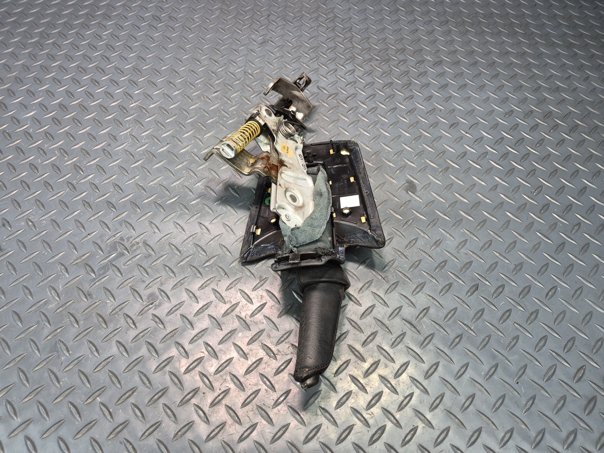 03-08 BMW E86 E85 Z4 Emergency Parking Handbrake Lever w Boot Cover OEM