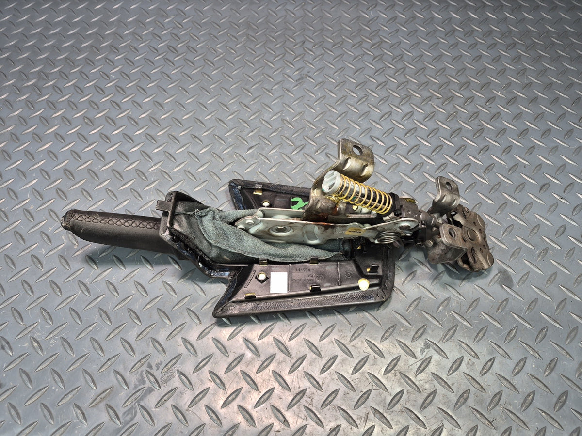 03-08 BMW E86 E85 Z4 Emergency Parking Handbrake Lever w Boot Cover OEM