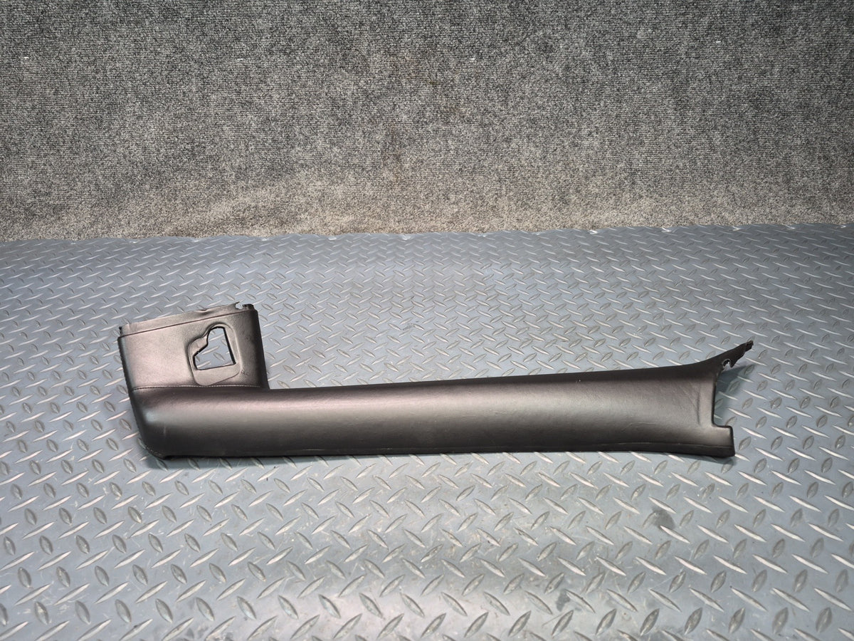 03-08 BMW E85 Z4 Roadster Front Left Interior A Pillar Leather Trim Panel OEM