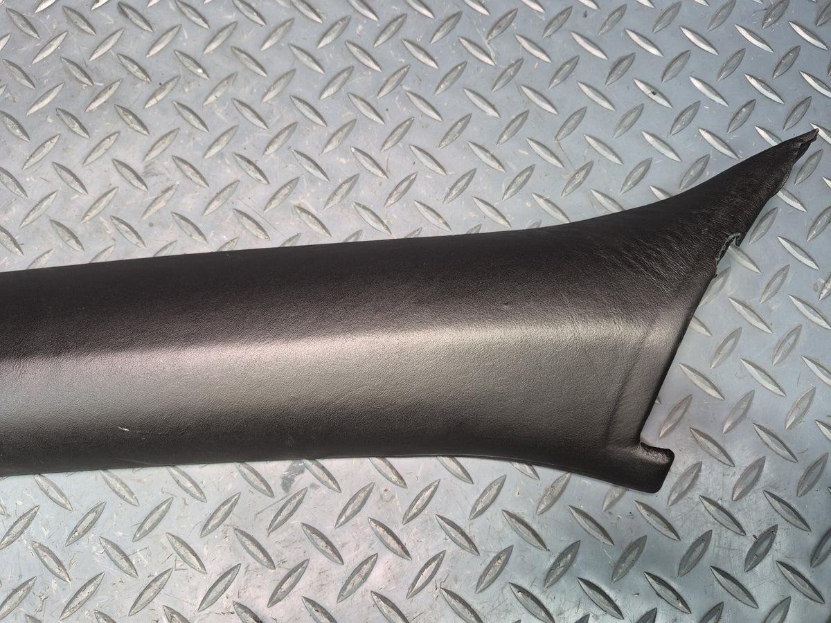 03-08 BMW E85 Z4 Roadster Front Left Interior A Pillar Leather Trim Panel OEM
