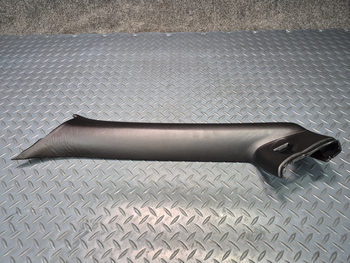 03-08 BMW E85 Z4 Roadster Front Left Interior A Pillar Leather Trim Panel OEM