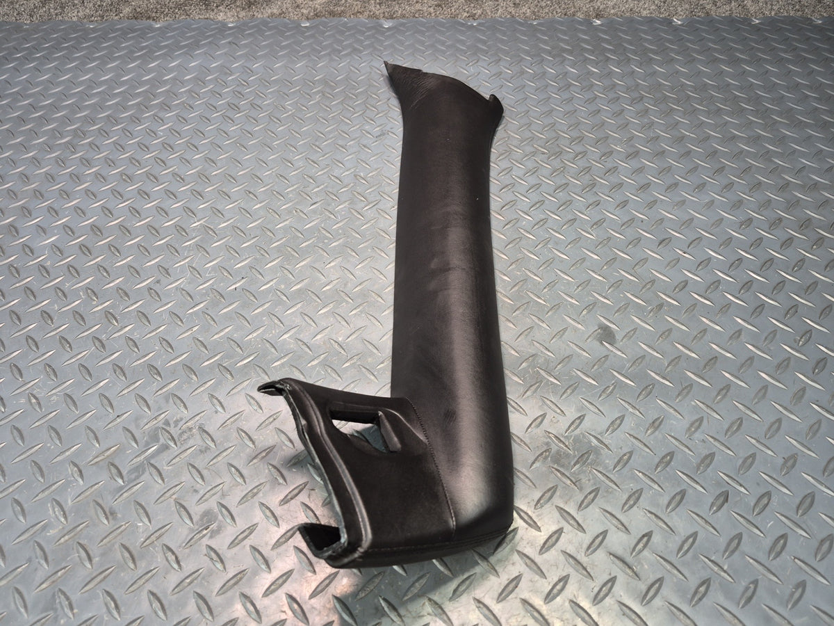 03-08 BMW E85 Z4 Roadster Front Left Interior A Pillar Leather Trim Panel OEM