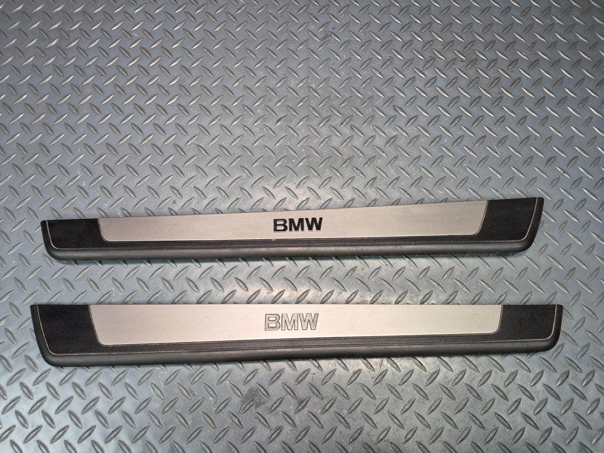 03-08 BMW E85 Z4 Set of 2 Left & Right Door Scuff Sill Plate Trim Panel OEM