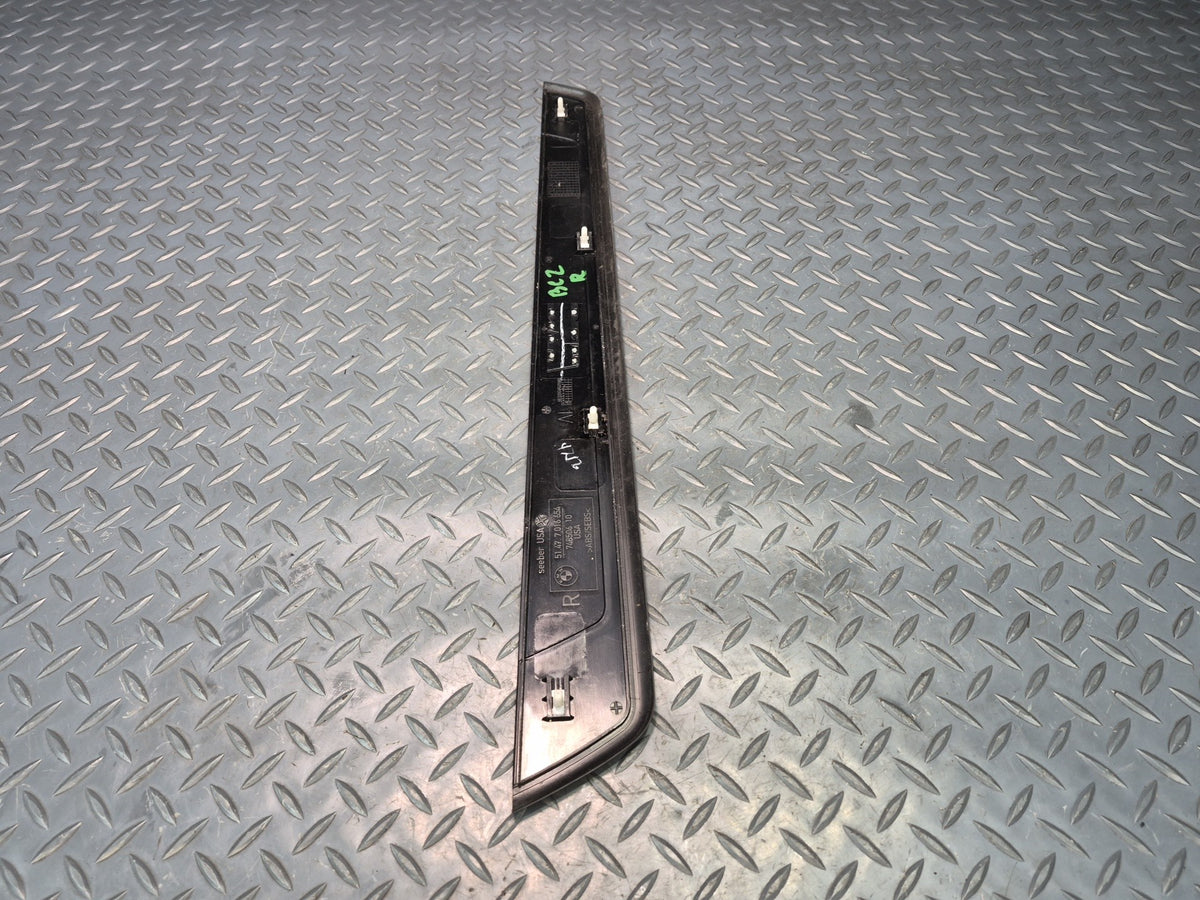 03-08 BMW E85 Z4 Set of 2 Left & Right Door Scuff Sill Plate Trim Panel OEM