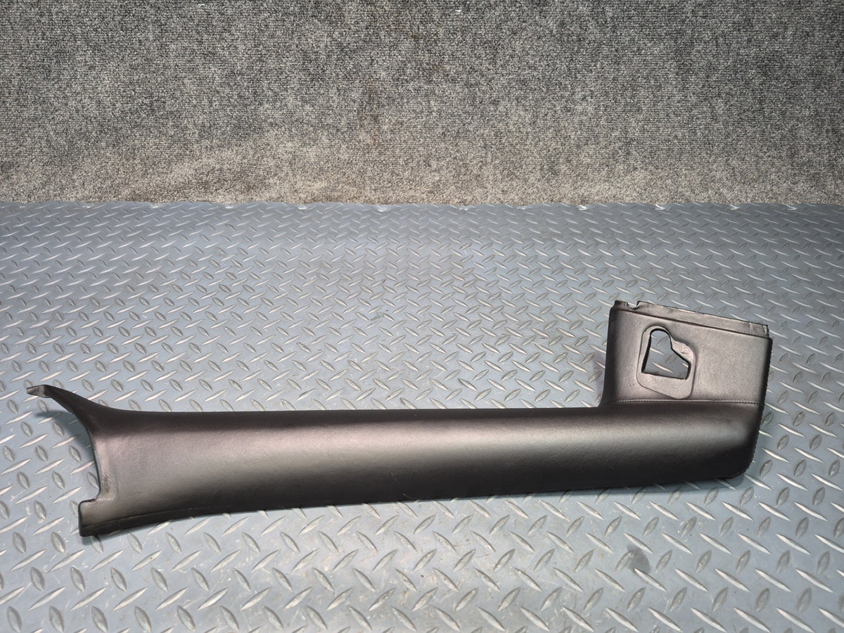 03-08 BMW E85 Z4 Roadster Front Right Interior A Pillar Leather Trim Panel OEM