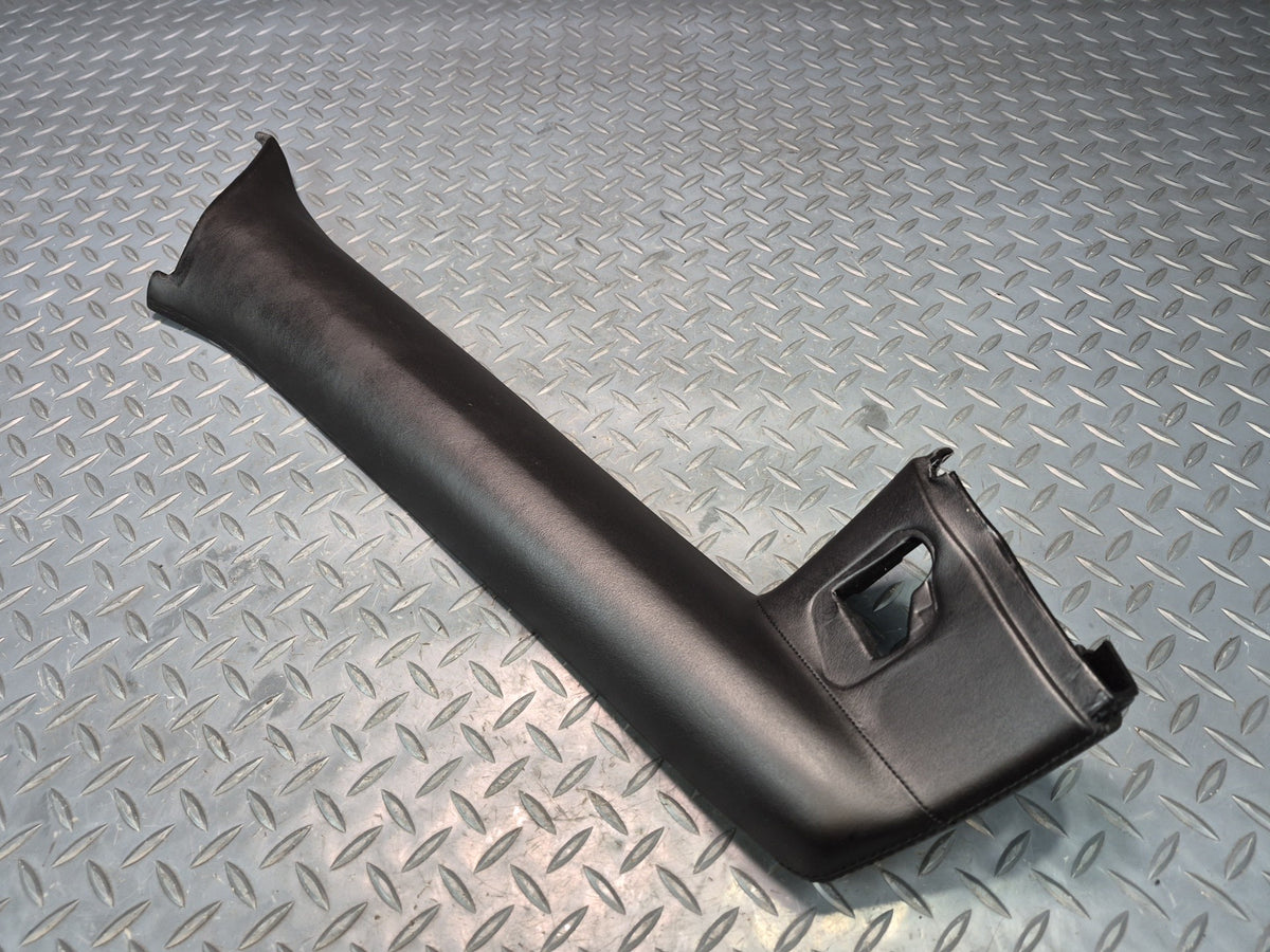 03-08 BMW E85 Z4 Roadster Front Right Interior A Pillar Leather Trim Panel OEM