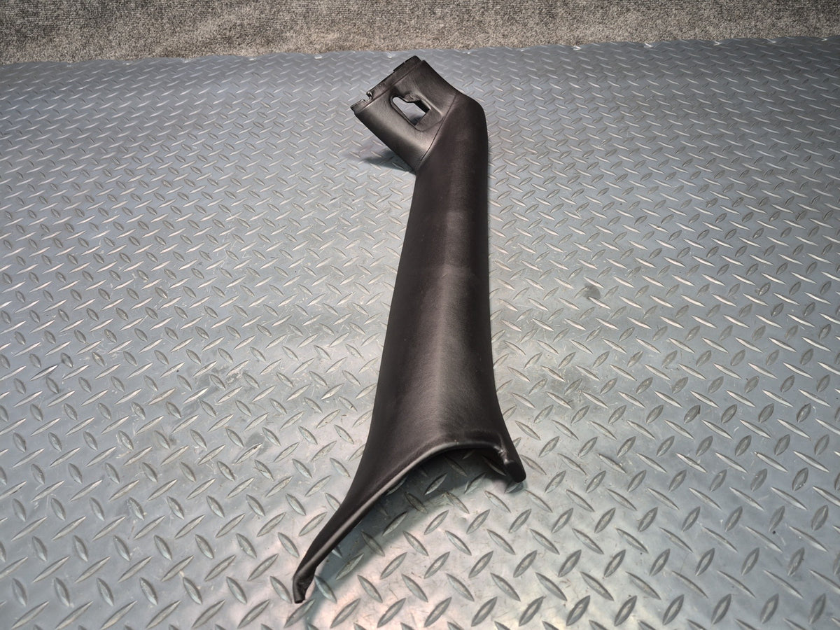 03-08 BMW E85 Z4 Roadster Front Right Interior A Pillar Leather Trim Panel OEM