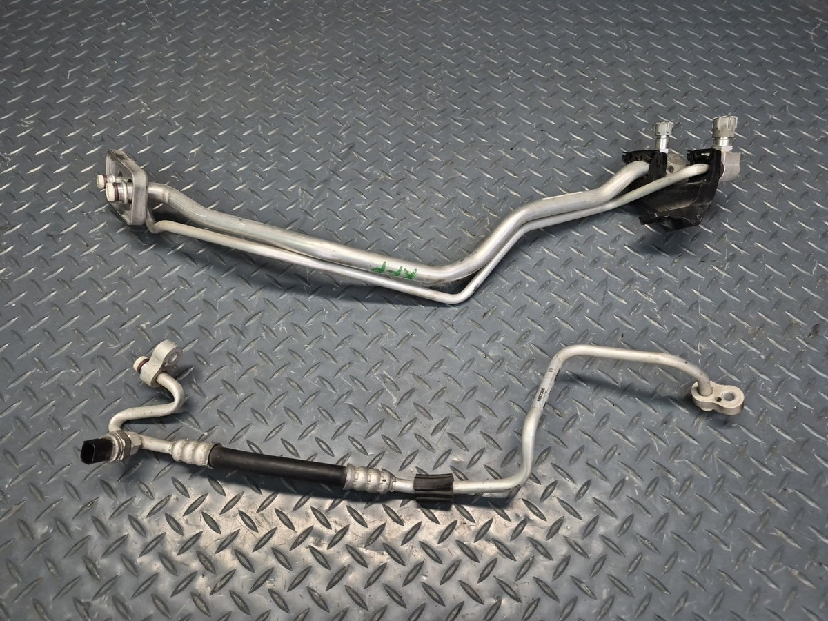 2014-2018 BMW F15 X5 N63 AWD A/C Air Condition  Hose Pipe Line Set of 2