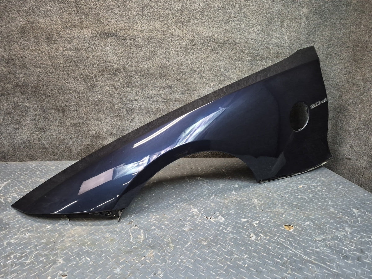 03-08 BMW E86 E85 Z4 Front Left Fender Shell Cover Panel Monaco Blue OEM