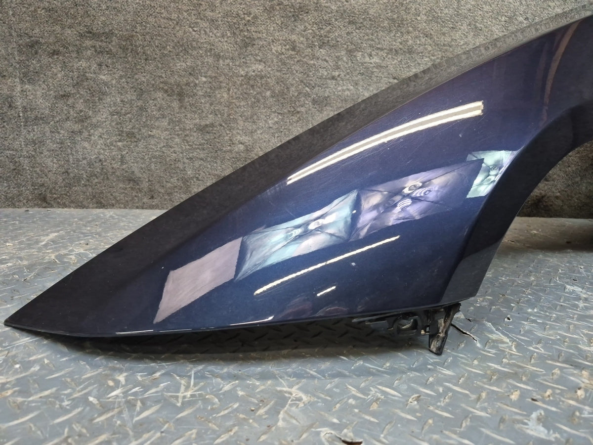 03-08 BMW E86 E85 Z4 Front Left Fender Shell Cover Panel Monaco Blue OEM