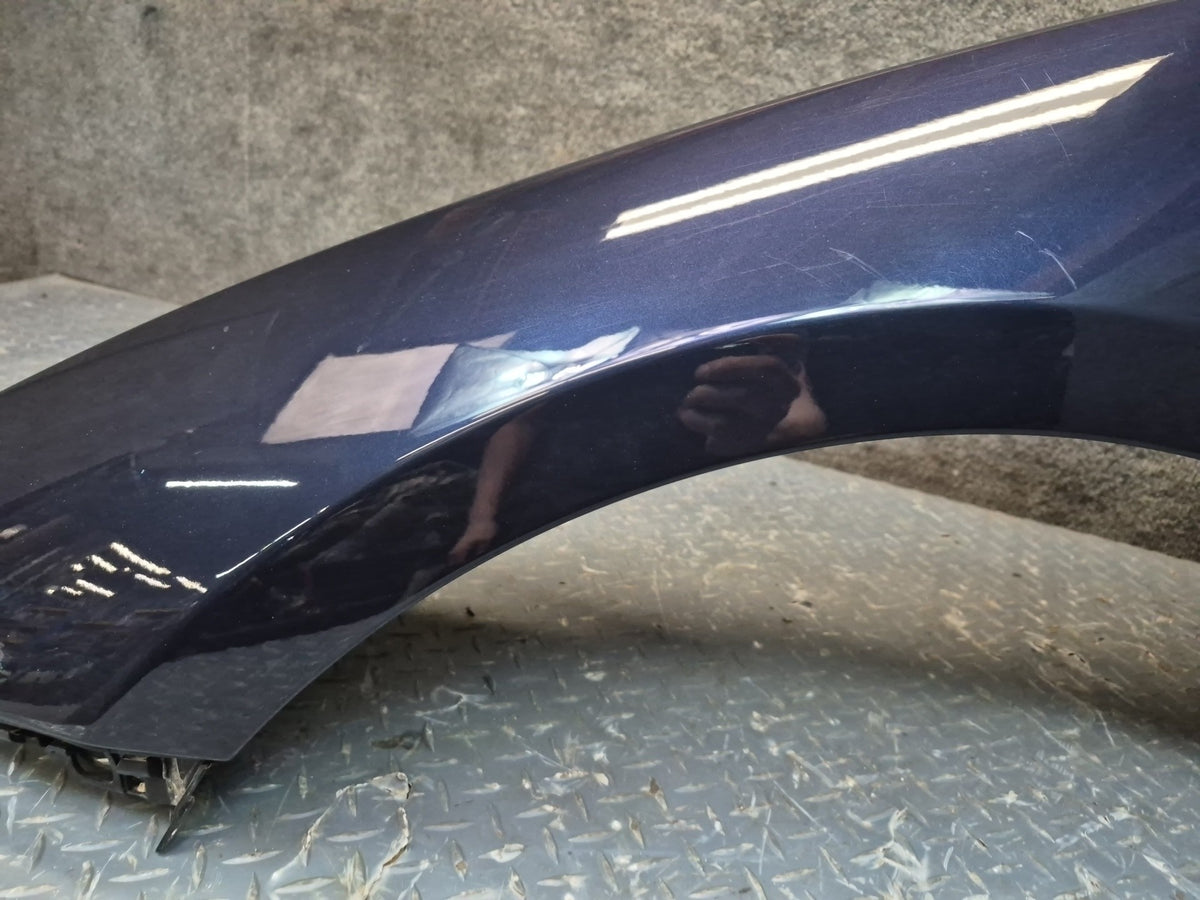 03-08 BMW E86 E85 Z4 Front Left Fender Shell Cover Panel Monaco Blue OEM