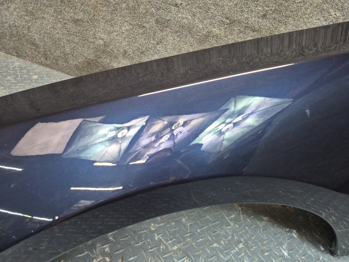 03-08 BMW E86 E85 Z4 Front Left Fender Shell Cover Panel Monaco Blue OEM