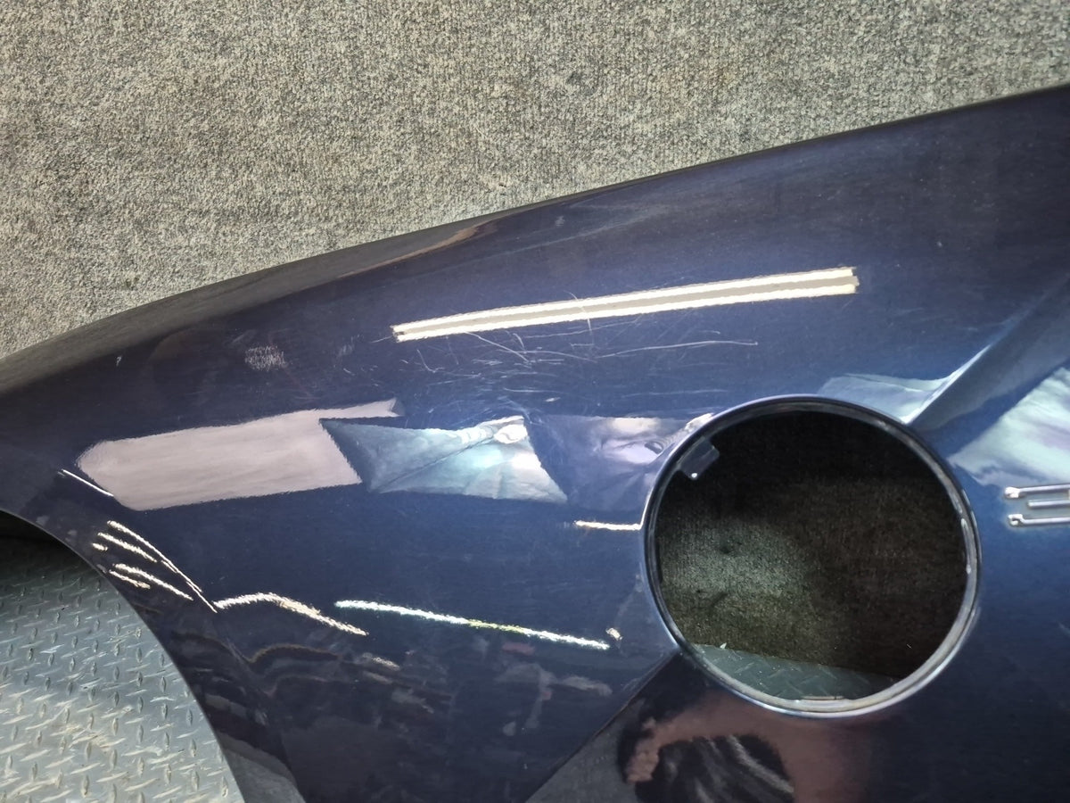 03-08 BMW E86 E85 Z4 Front Left Fender Shell Cover Panel Monaco Blue OEM
