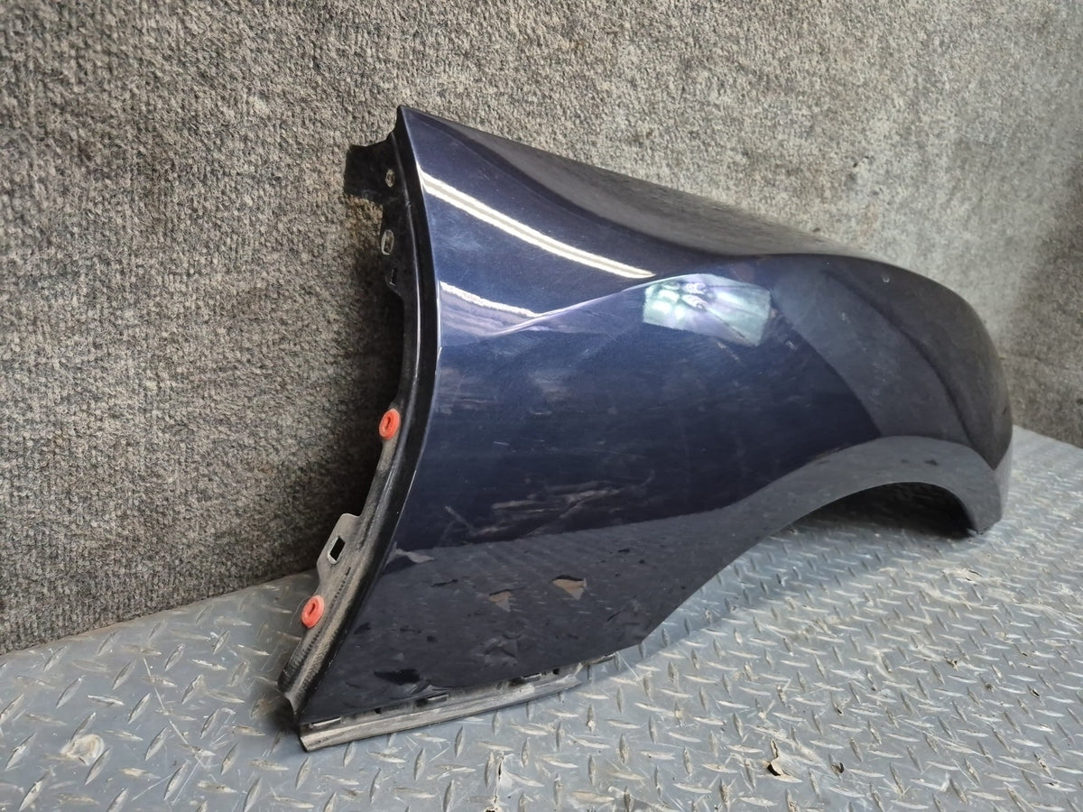 03-08 BMW E85 Z4 Rear Left Quarter Fender Shell Cover Panel Monaco Blue OEM