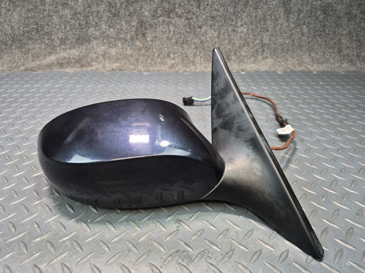 03-08 BMW E85 E86 Z4 Right Exterior Auto Dim Heated Side View Mirror Blue OEM