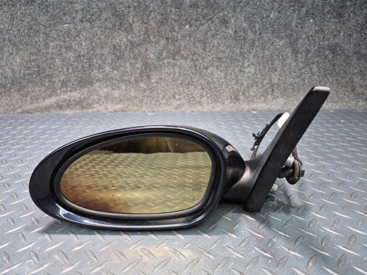 03-08 BMW E85 E86 Z4 Left Exterior Side View Heated Mirror Glass Discoloration