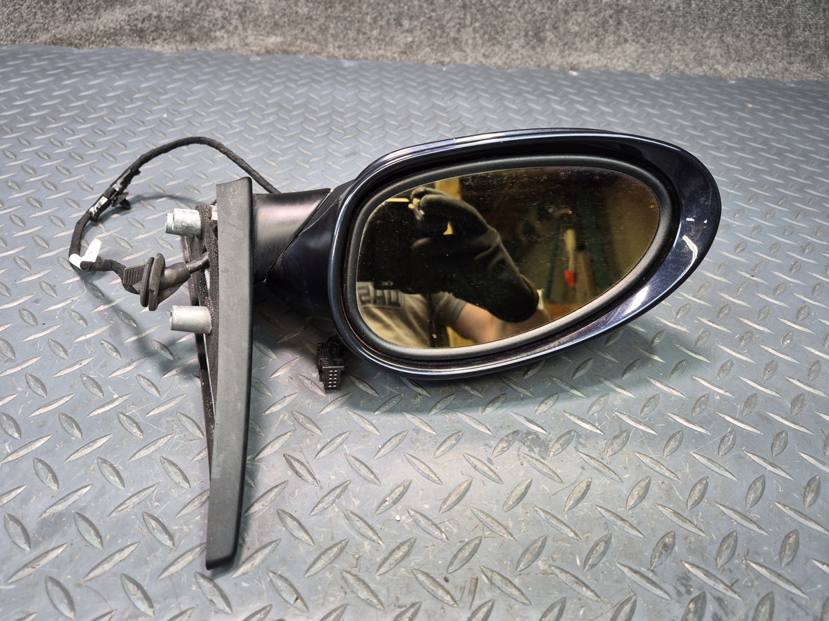 03-08 BMW E85 E86 Z4 Left Exterior Side View Heated Mirror Glass Discoloration