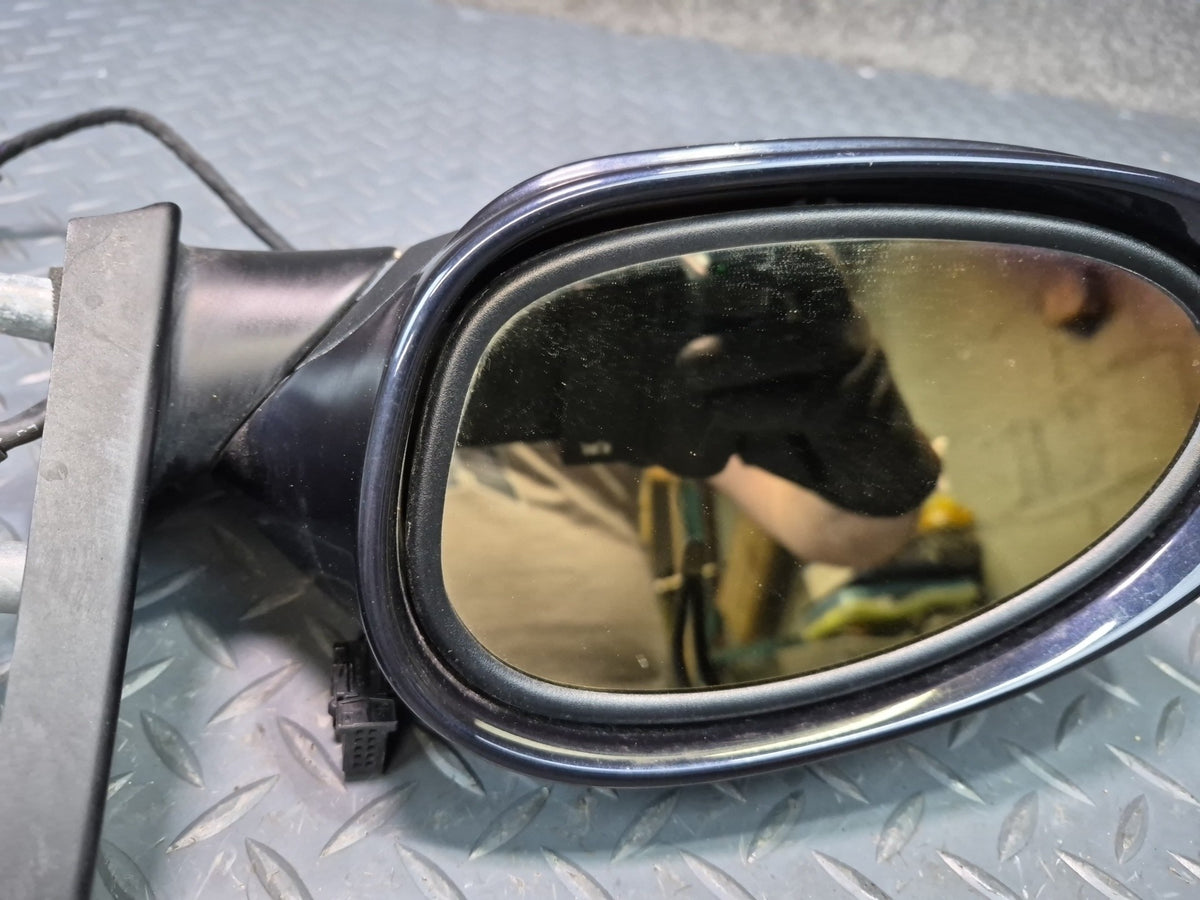 03-08 BMW E85 E86 Z4 Left Exterior Side View Heated Mirror Glass Discoloration