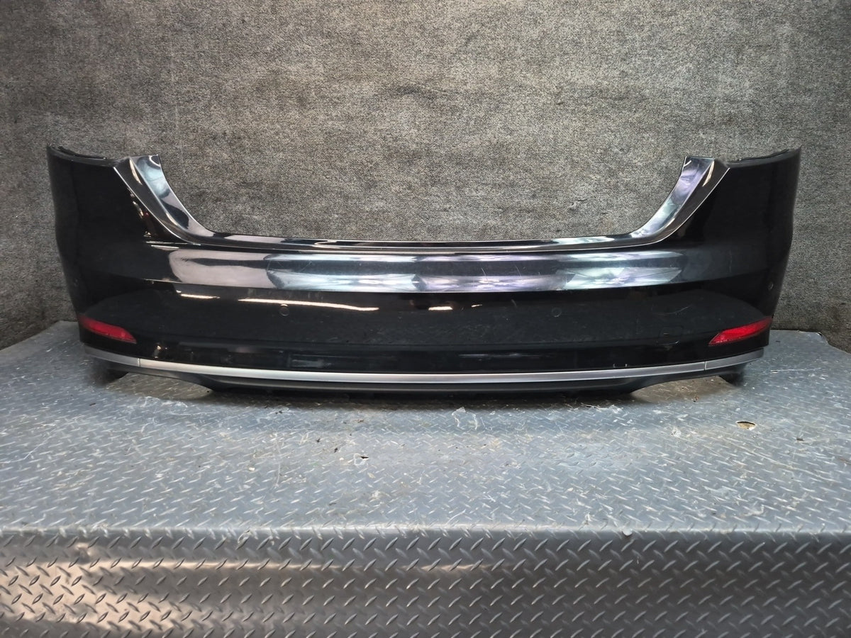 18-19 Audi A5 S5 Sportback Rear Bumper Cover Panel w PDC Mythos Black Assy OEM