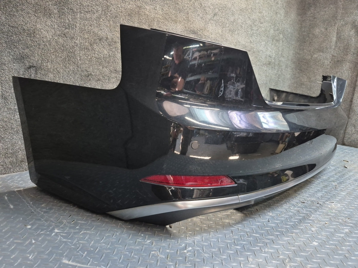 18-19 Audi A5 S5 Sportback Rear Bumper Cover Panel w PDC Mythos Black Assy OEM