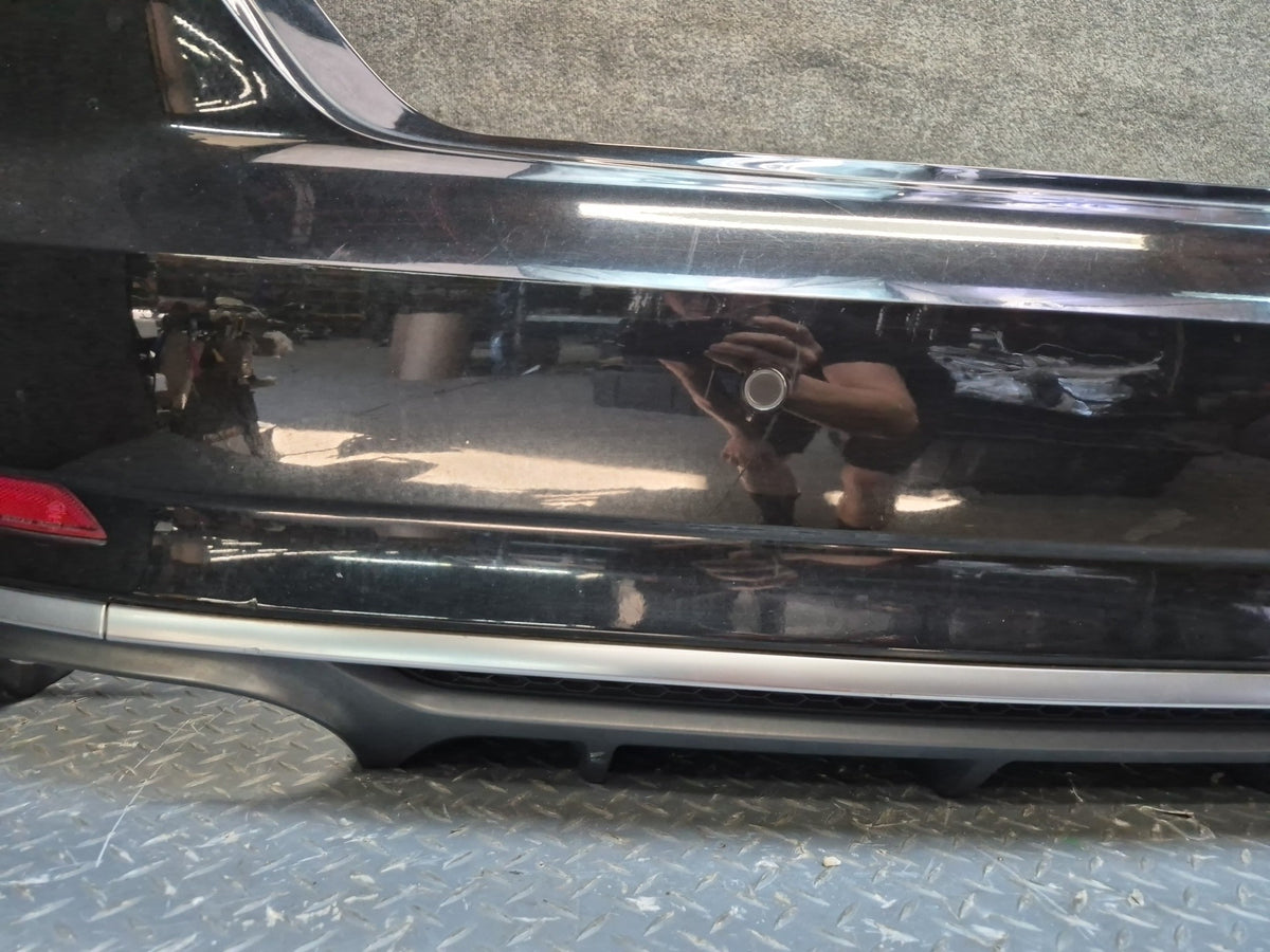 18-19 Audi A5 S5 Sportback Rear Bumper Cover Panel w PDC Mythos Black Assy OEM