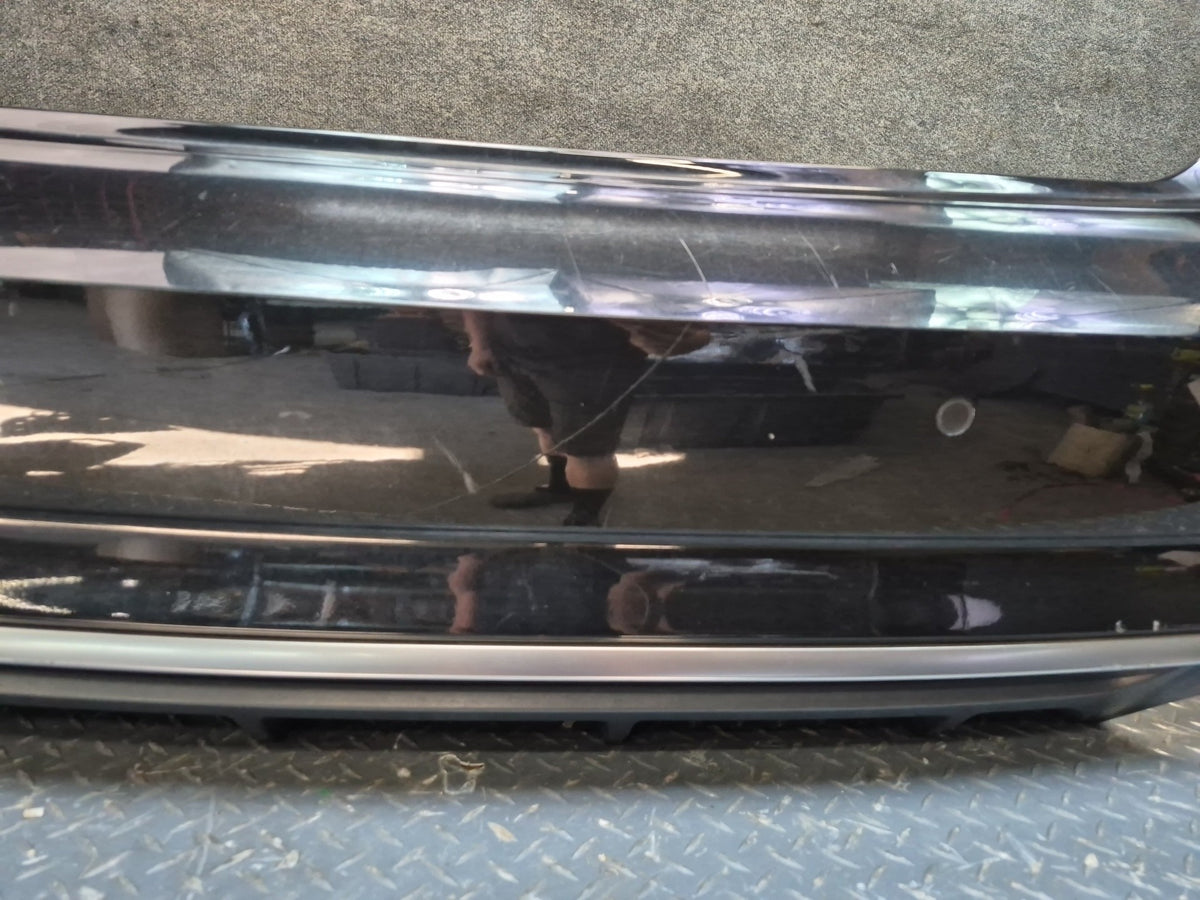18-19 Audi A5 S5 Sportback Rear Bumper Cover Panel w PDC Mythos Black Assy OEM