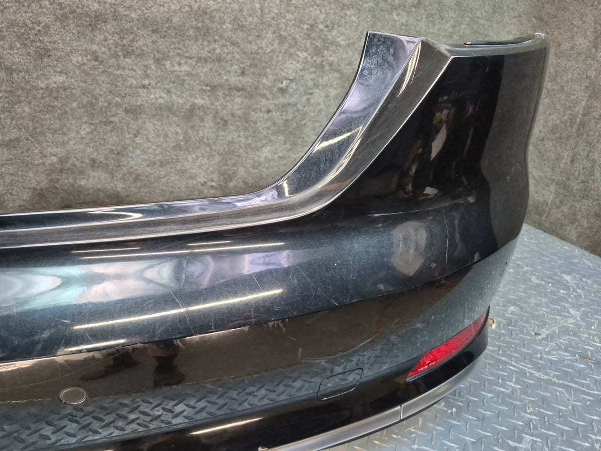 18-19 Audi A5 S5 Sportback Rear Bumper Cover Panel w PDC Mythos Black Assy OEM