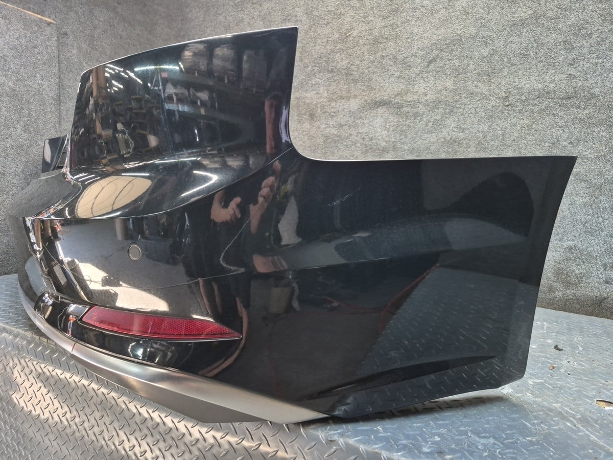 18-19 Audi A5 S5 Sportback Rear Bumper Cover Panel w PDC Mythos Black Assy OEM