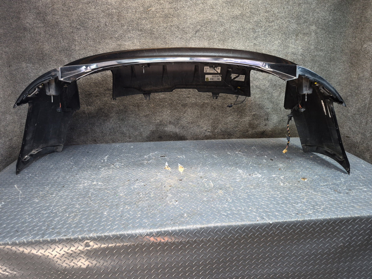 18-19 Audi A5 S5 Sportback Rear Bumper Cover Panel w PDC Mythos Black Assy OEM