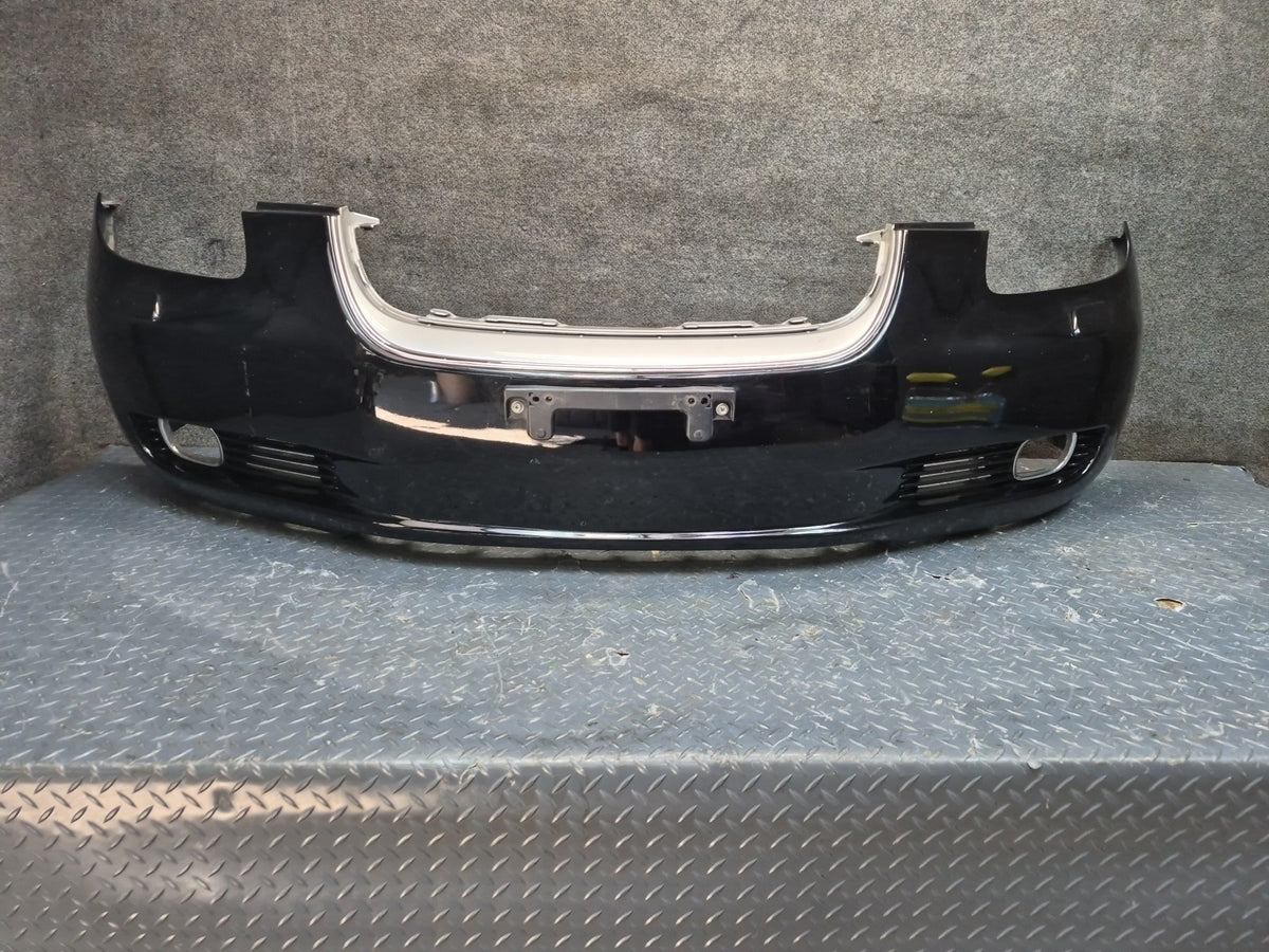 02-05 Lexus Z40 SC430 Front Bumper Cover Panel Black w Fog Lights Washer Damaged