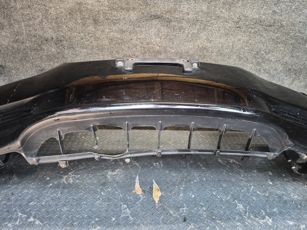 02-05 Lexus Z40 SC430 Front Bumper Cover Panel Black w Fog Lights Washer Damaged