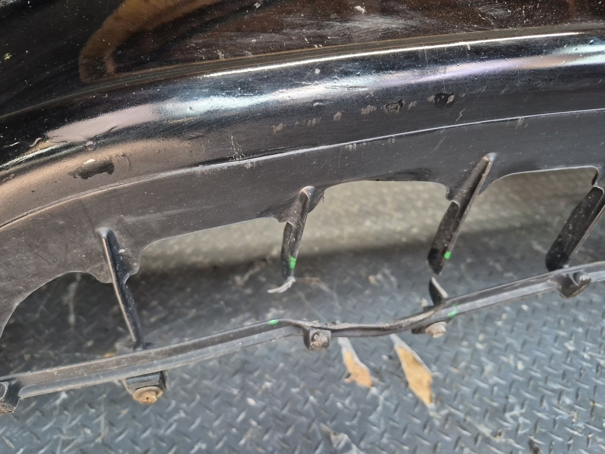 02-05 Lexus Z40 SC430 Front Bumper Cover Panel Black w Fog Lights Washer Damaged