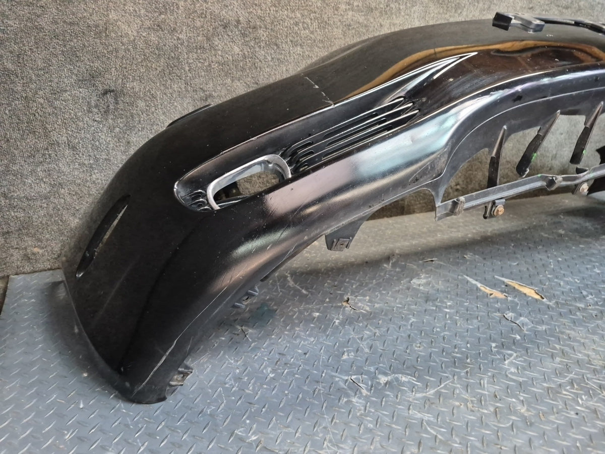 02-05 Lexus Z40 SC430 Front Bumper Cover Panel Black w Fog Lights Washer Damaged