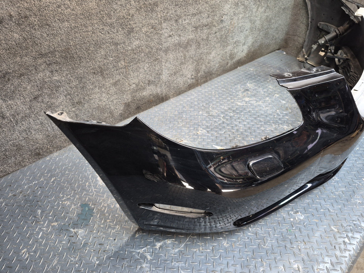 02-05 Lexus Z40 SC430 Front Bumper Cover Panel Black w Fog Lights Washer Damaged