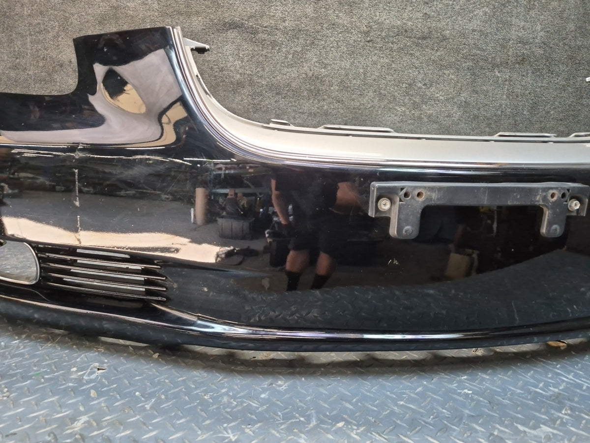 02-05 Lexus Z40 SC430 Front Bumper Cover Panel Black w Fog Lights Washer Damaged