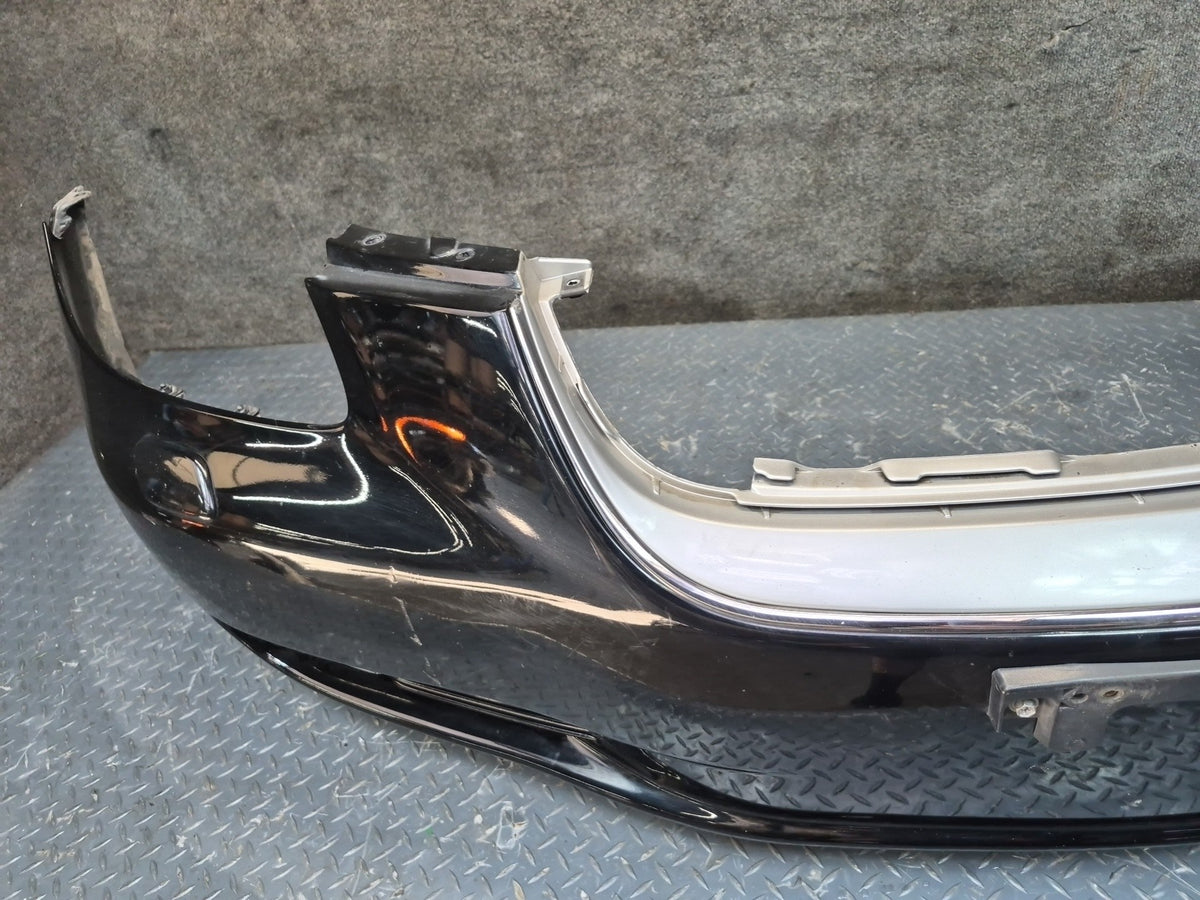 02-05 Lexus Z40 SC430 Front Bumper Cover Panel Black w Fog Lights Washer Damaged