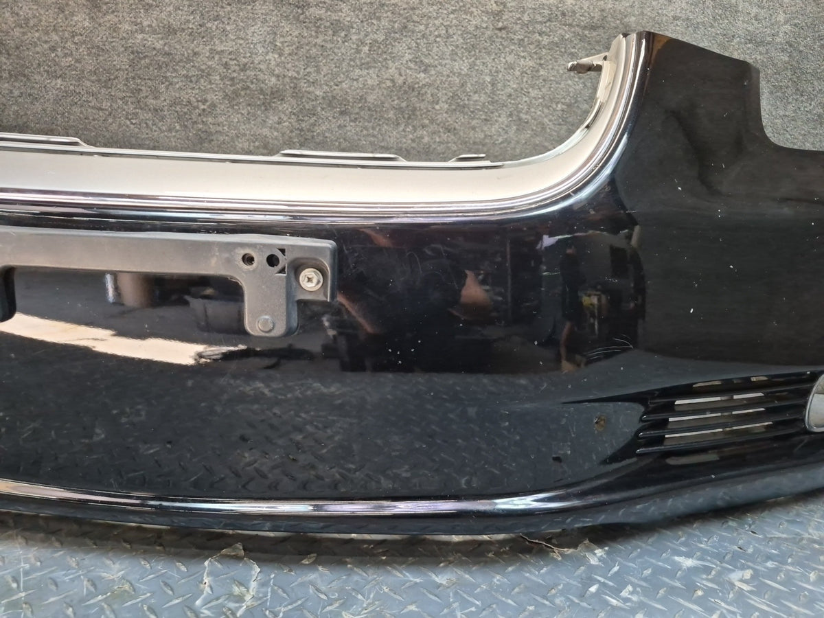 02-05 Lexus Z40 SC430 Front Bumper Cover Panel Black w Fog Lights Washer Damaged