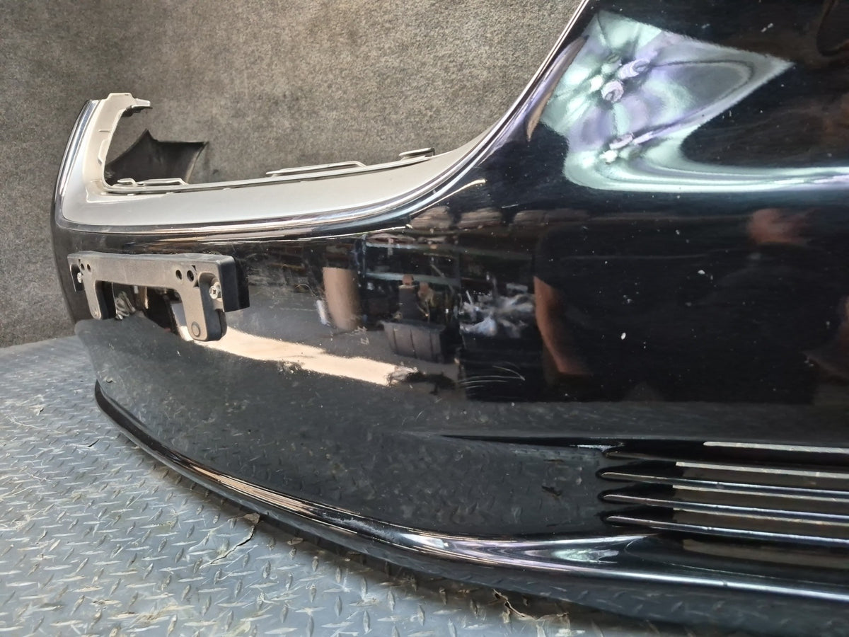 02-05 Lexus Z40 SC430 Front Bumper Cover Panel Black w Fog Lights Washer Damaged
