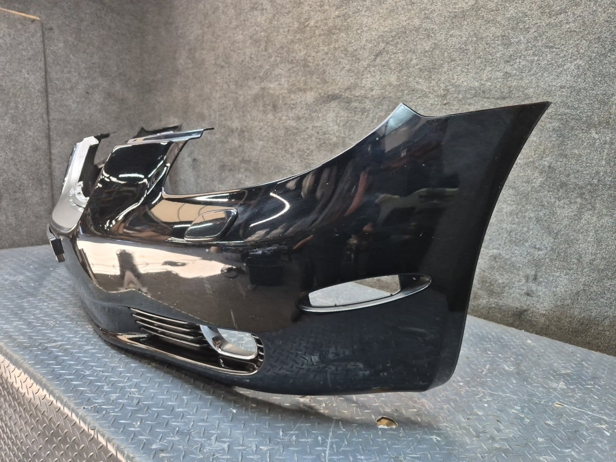 02-05 Lexus Z40 SC430 Front Bumper Cover Panel Black w Fog Lights Washer Damaged