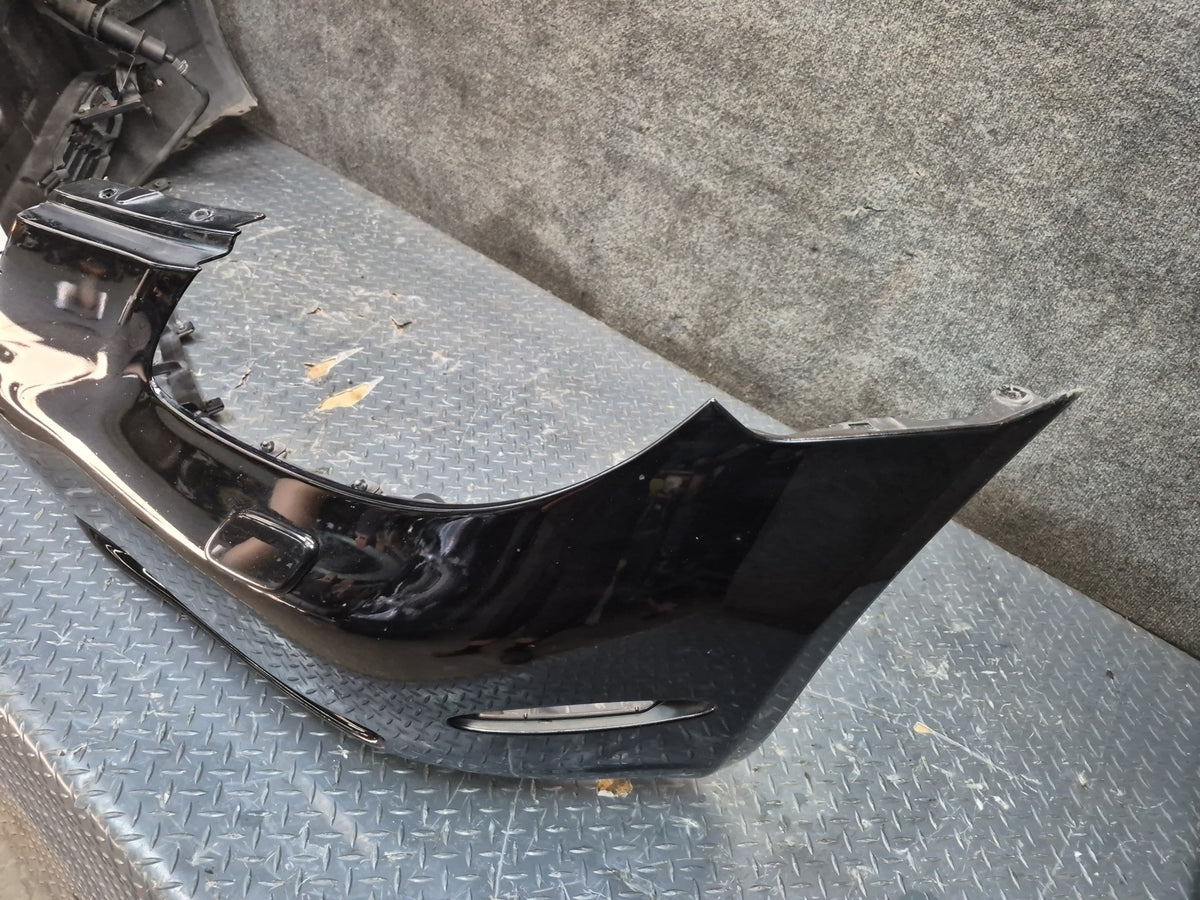 02-05 Lexus Z40 SC430 Front Bumper Cover Panel Black w Fog Lights Washer Damaged