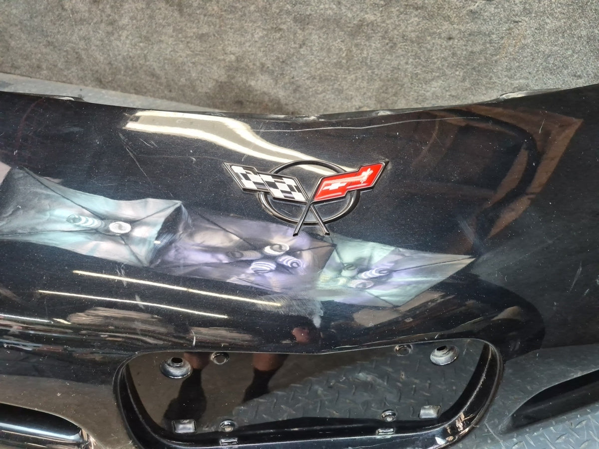 97-04 Chevrolet Corvette C5 Front Bumper Cover Black OEM