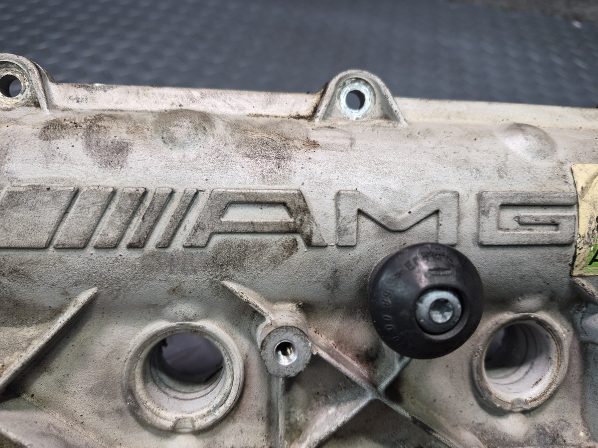 08-11 Mercedes W221 S63 AMG M156 6.3L Left Engine Cylinder Valve Cover OEM