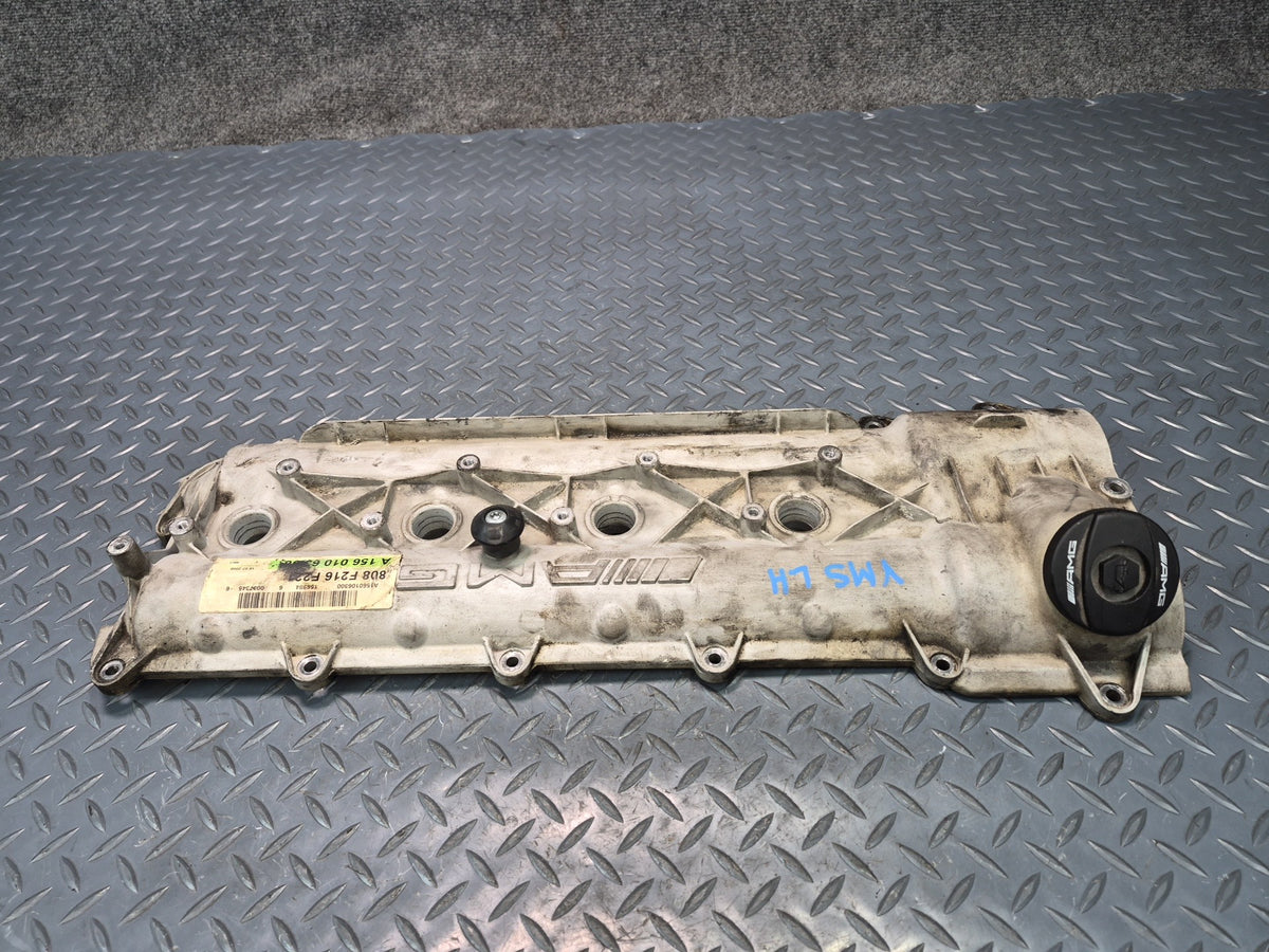 08-11 Mercedes W221 S63 AMG M156 6.3L Left Engine Cylinder Valve Cover OEM