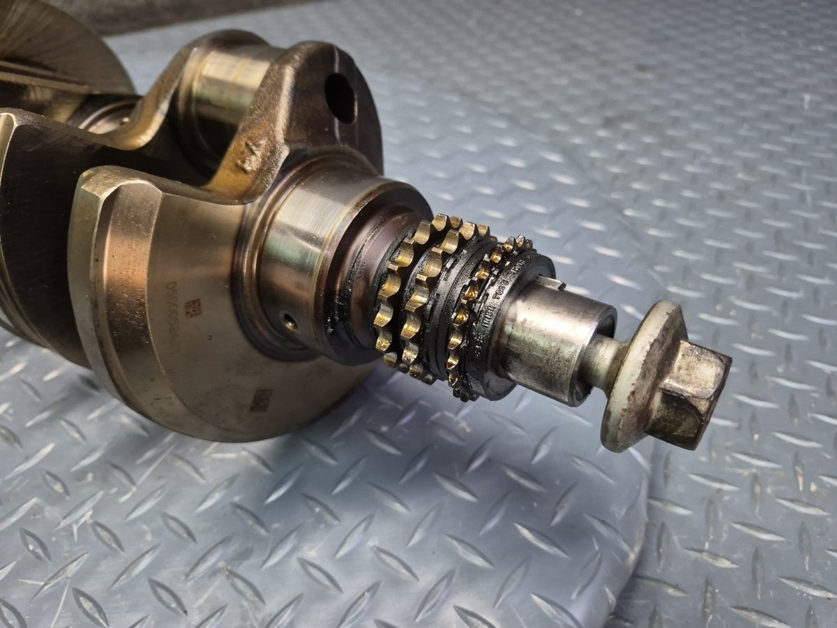 08-11 Mercedes W221 S63 AMG M156 6.3L Engine Motor Crankshaft Unit OEM