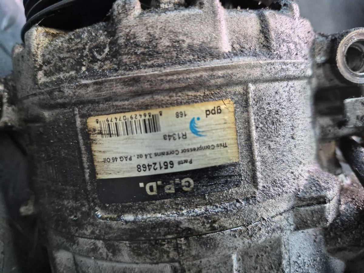 08-11 Mercedes W221 S63 AMG M156 6.3L A/C Air Conditioning Compressor G.p.d